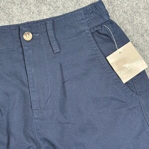 Falls Creek Navy Blue Coastal chic Shorts Elastic Waist Casual Everyday Women S